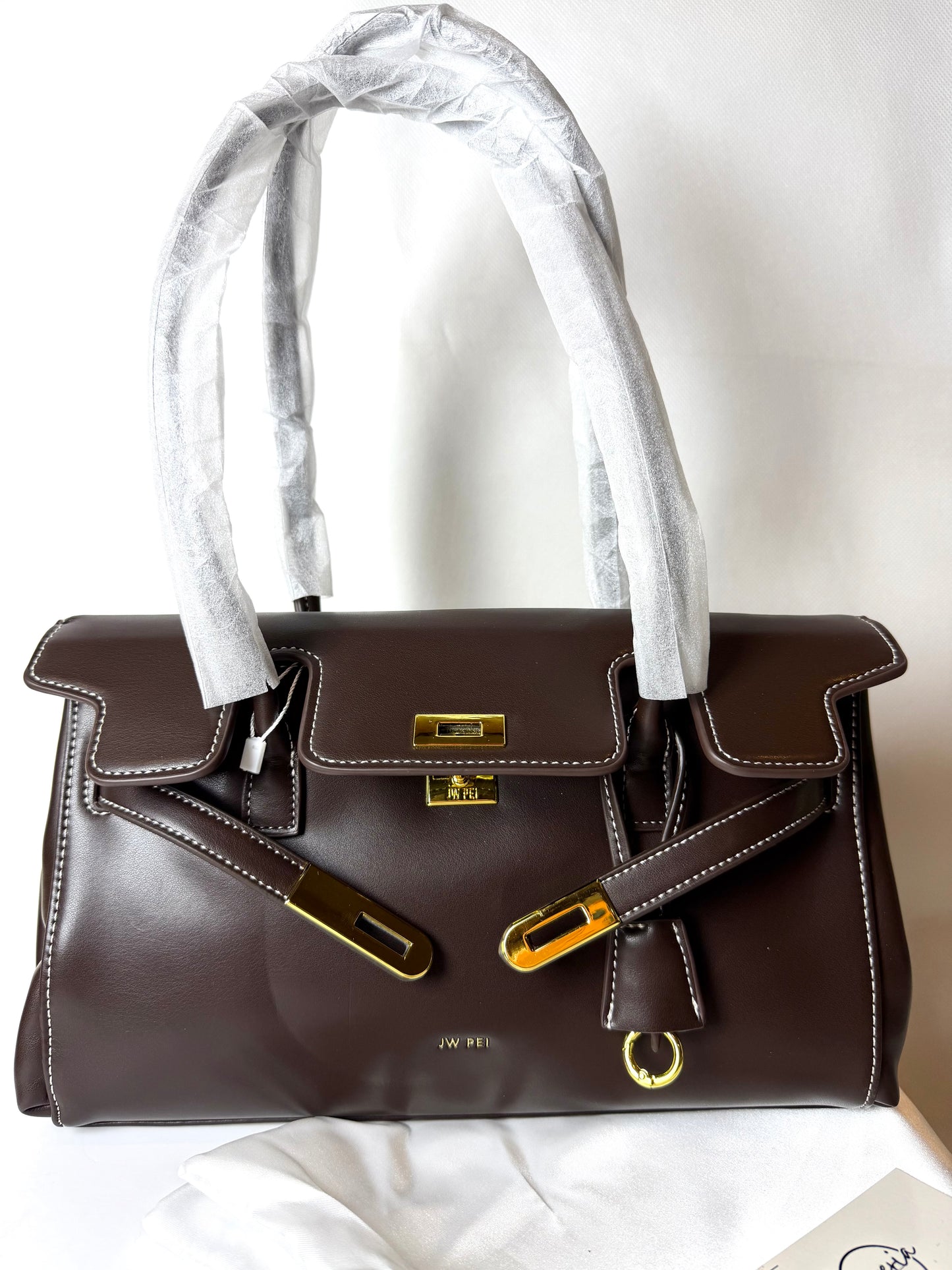 YARA SHOULDER BAG - DARK BROWN
