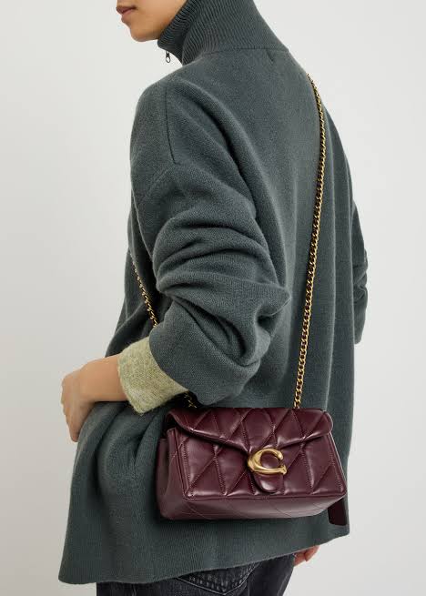 Coach Quilted Tabby 26 Bag - Merlot