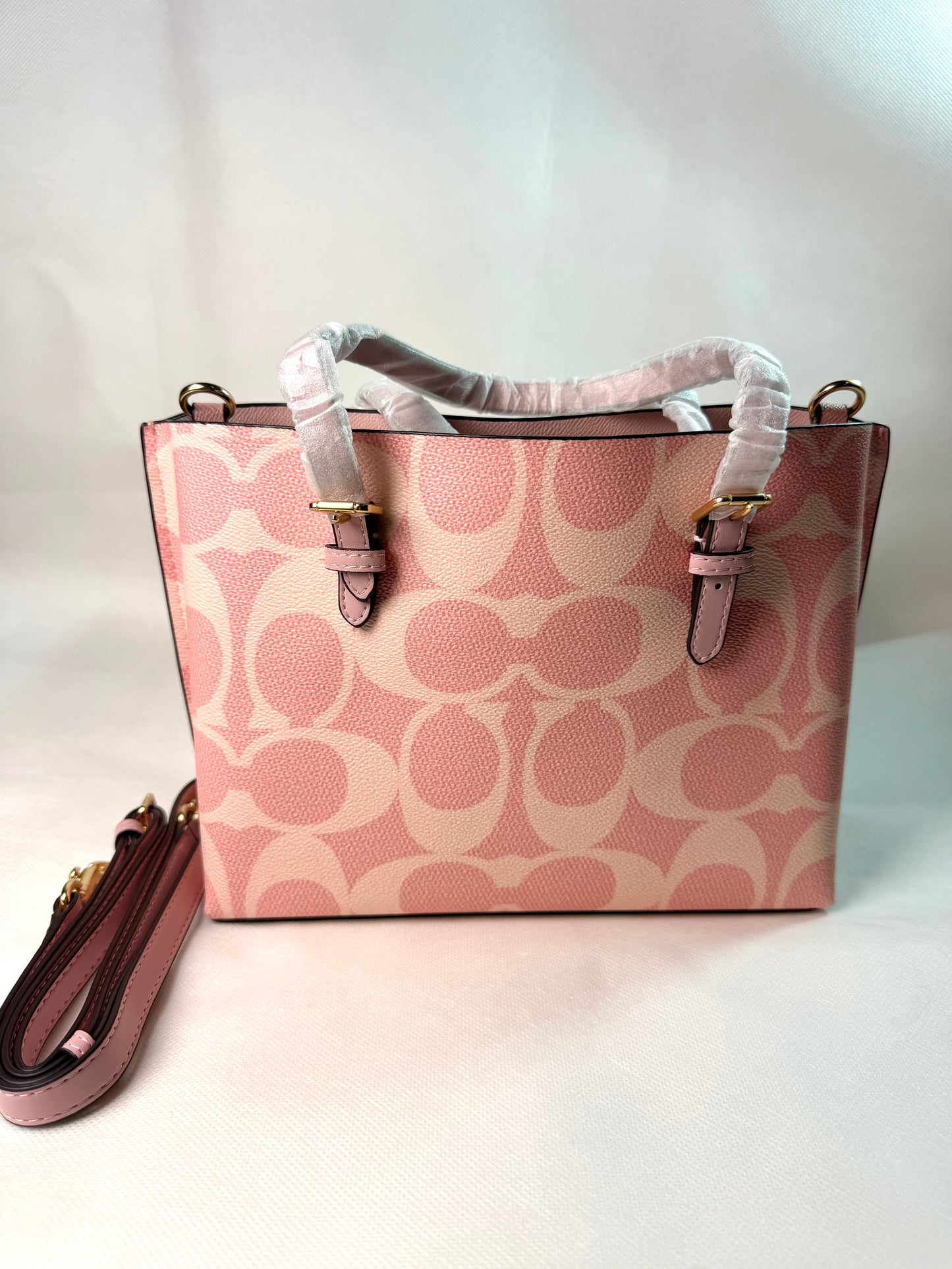 Coach Mollie tote 25 Bag (Pink)