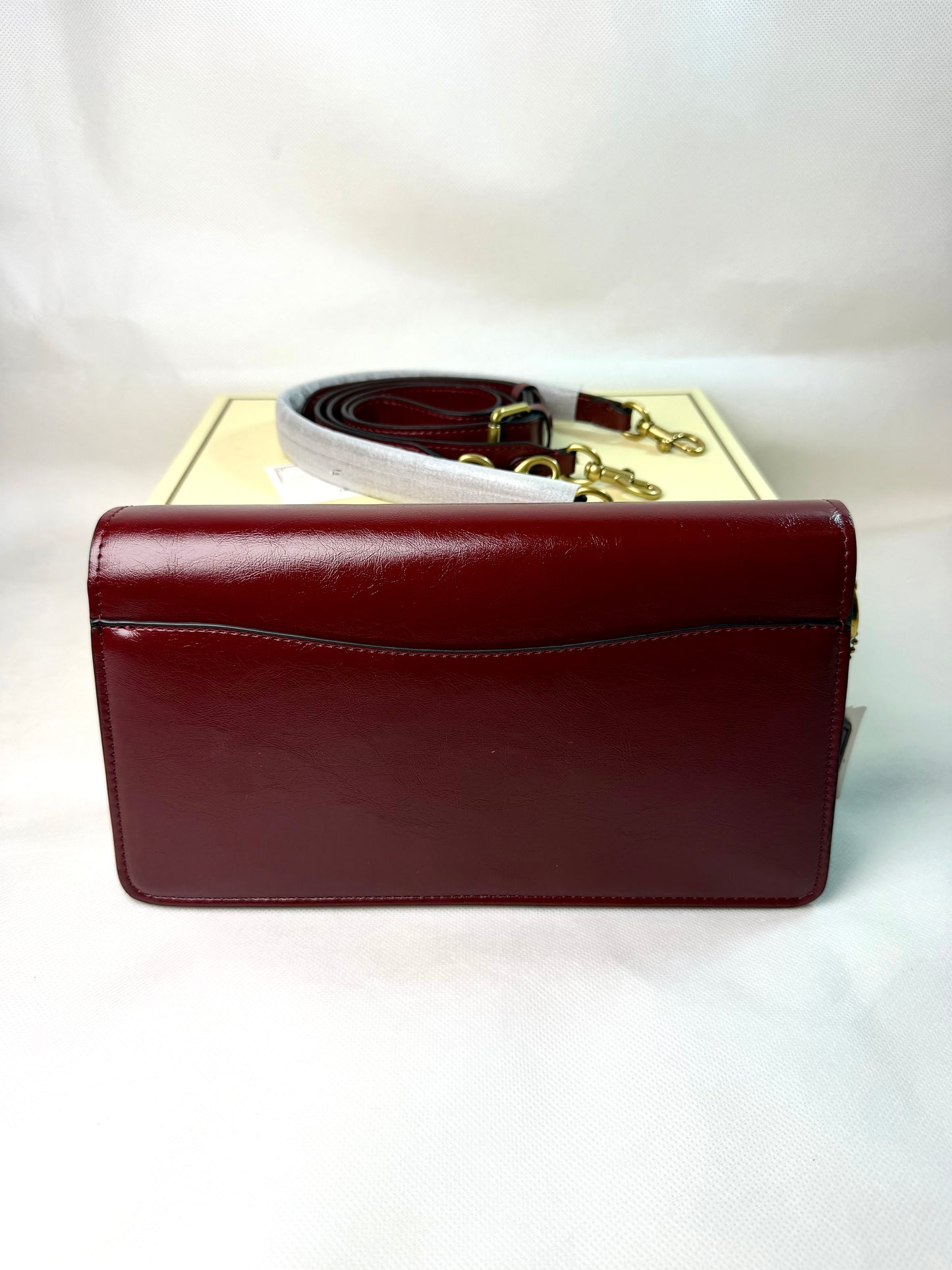 Tabby 26 Spazzolato leather Bag (Burgundy)