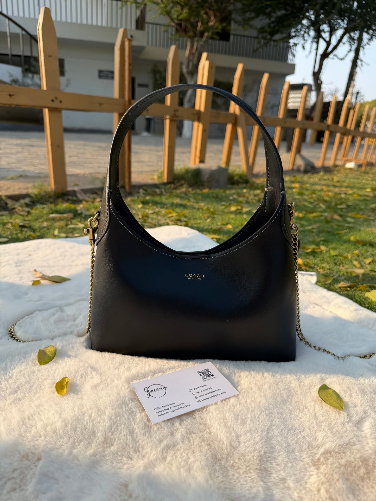 Coach Brooklyn Shoulder Bag 23 - Black