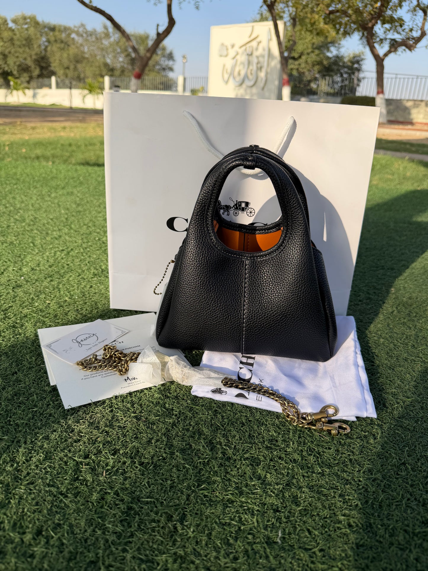 Coach Lana 19 Bag (New) - Black