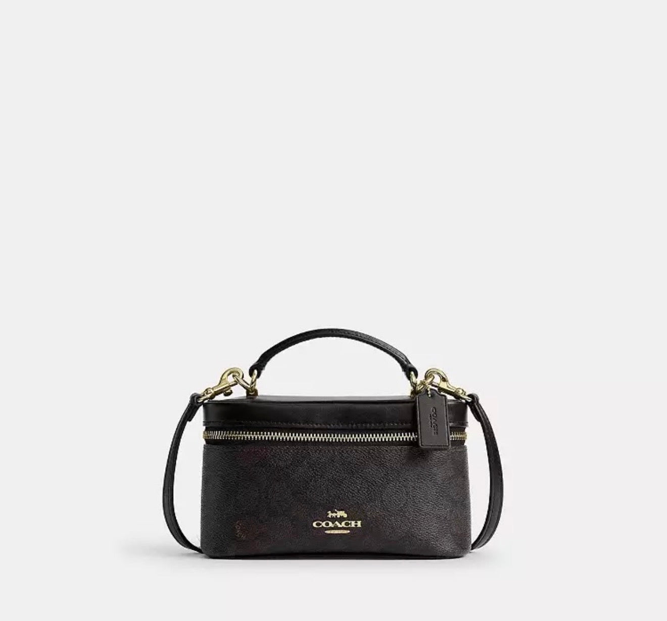 Coach Vanity Bag - Dark Brown