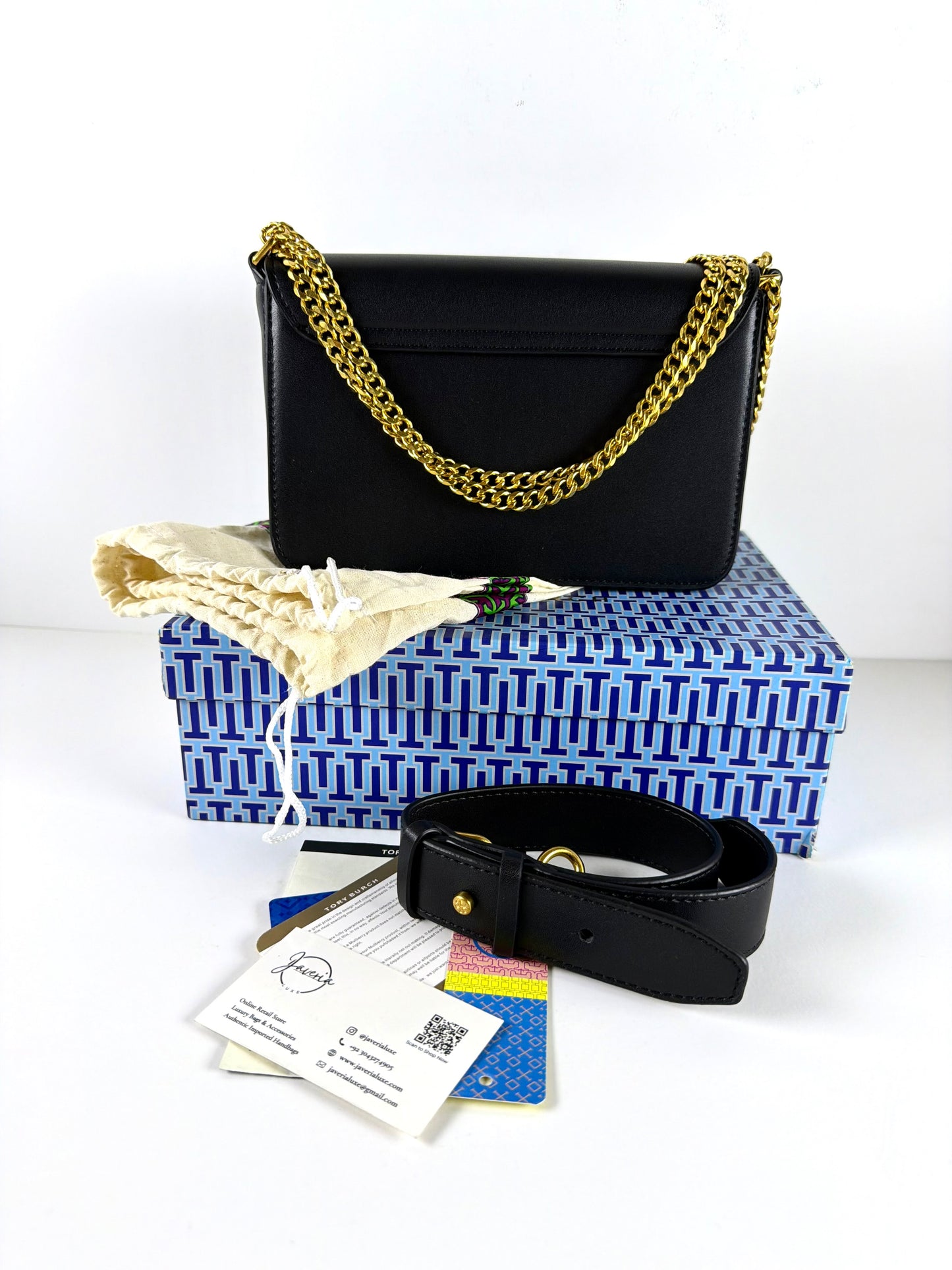 Tory Burch Chelsea Shoulder Bag - Black