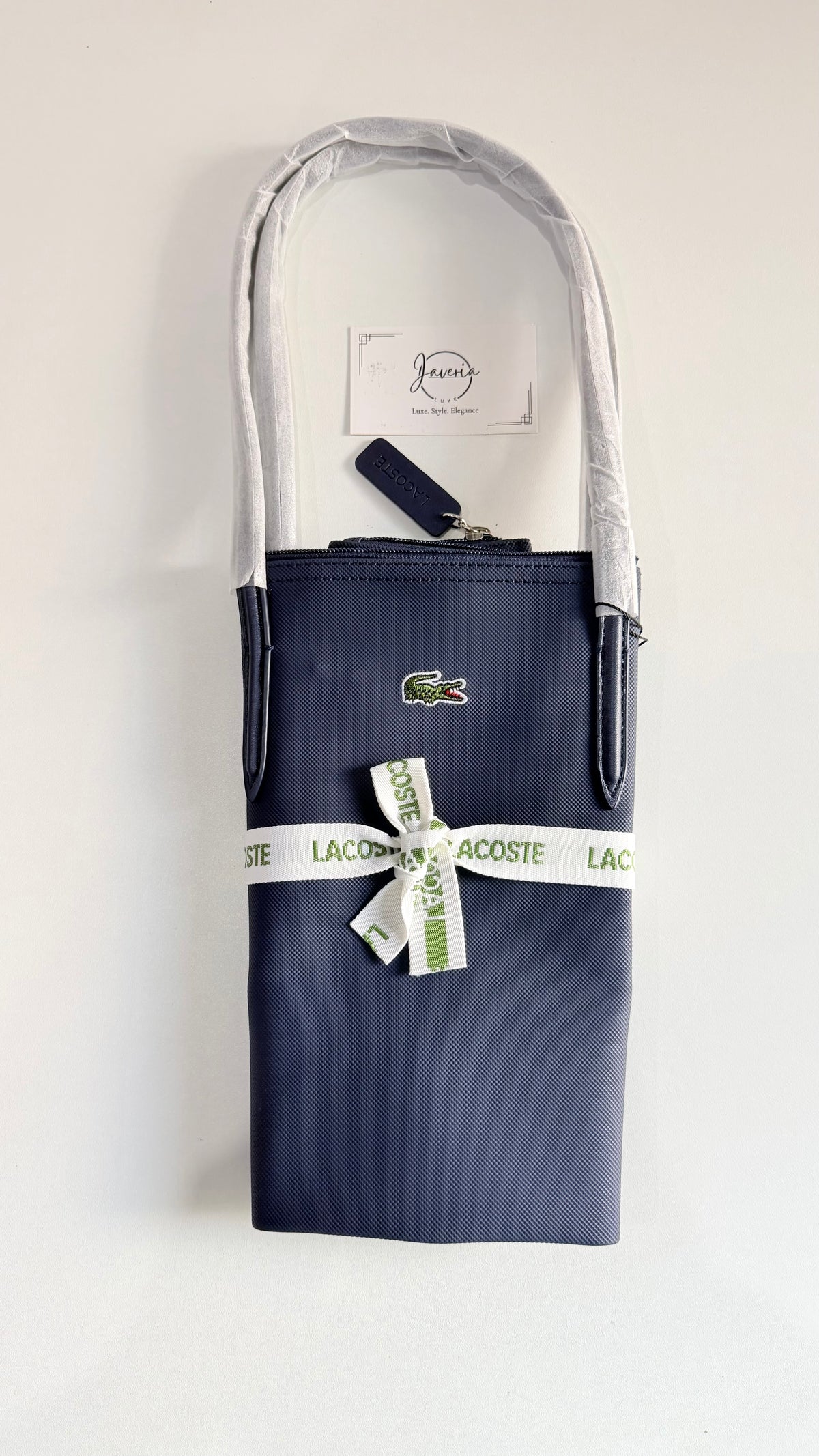 Anna Zip Tote Bag - Navy Blue