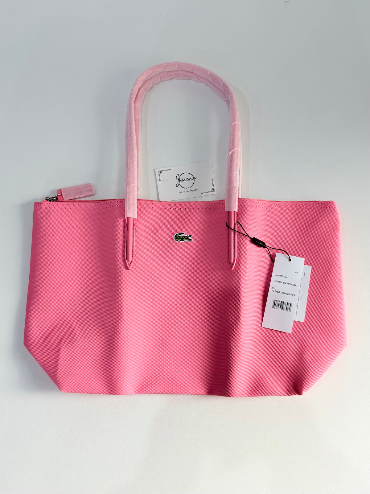Anna Zip Tote Bag - Pink