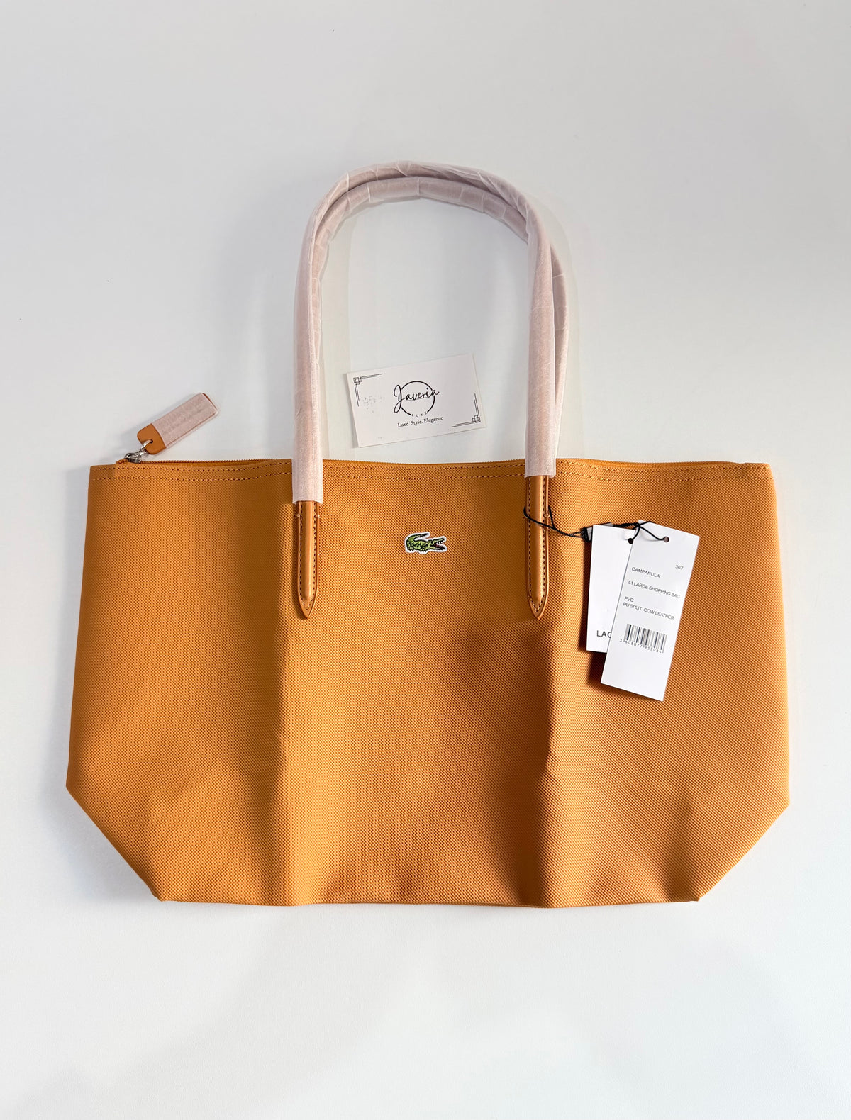 Anna Zip Tote Bag - Mustard