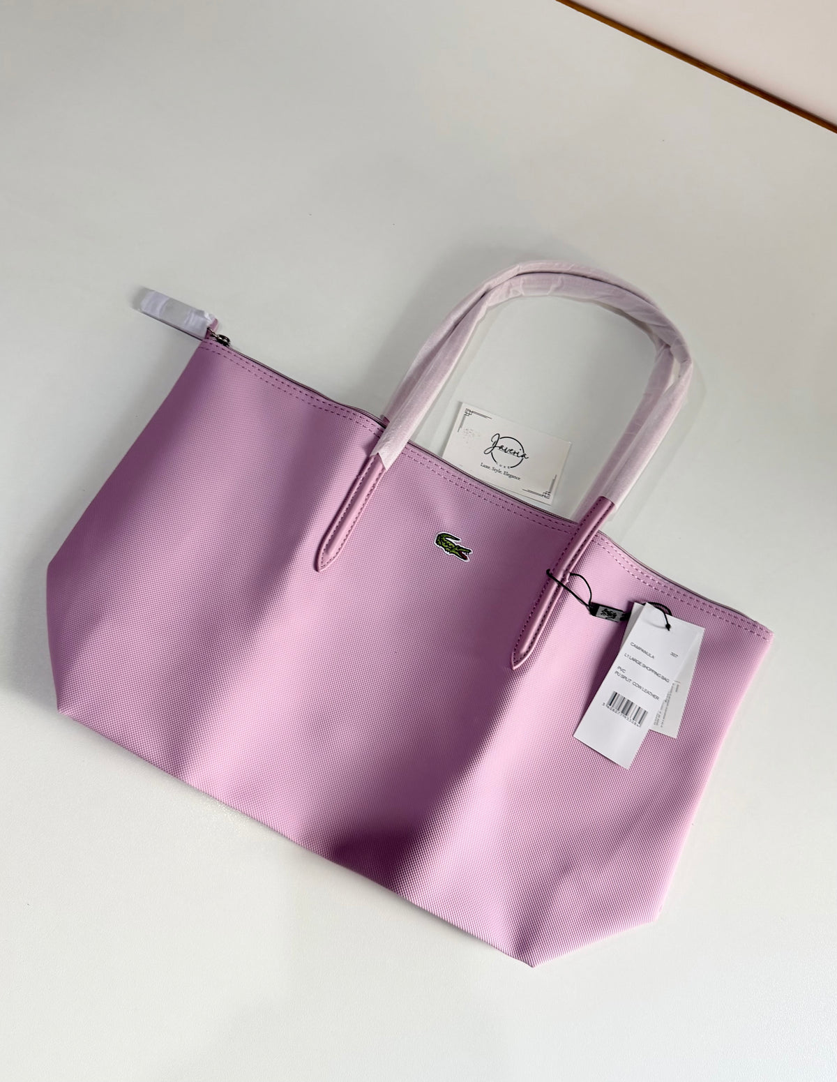 Anna Zip Tote Bag - Light Purple