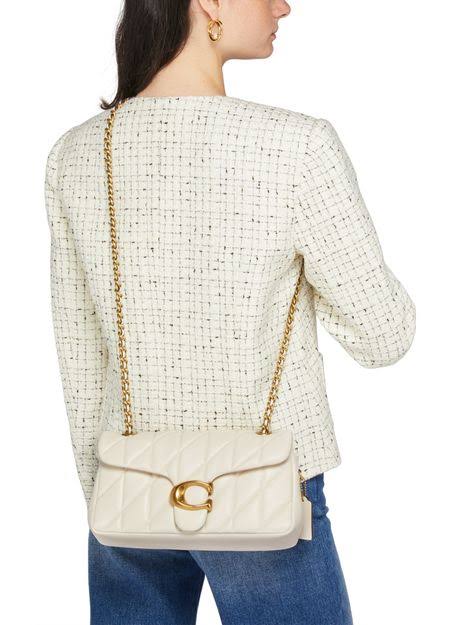 Coach Quilted Tabby 26 - Chalk White