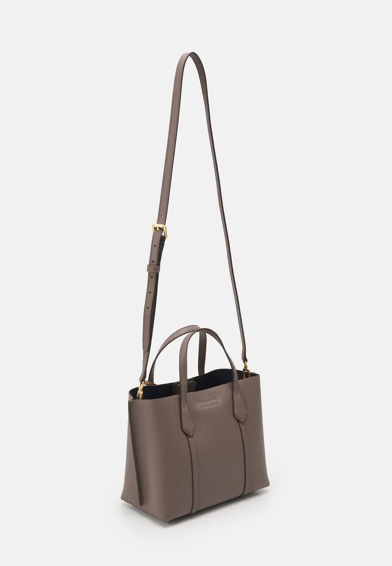 Tory Burch Small Perry Triple Compartment Tote Bag - Clam Shell