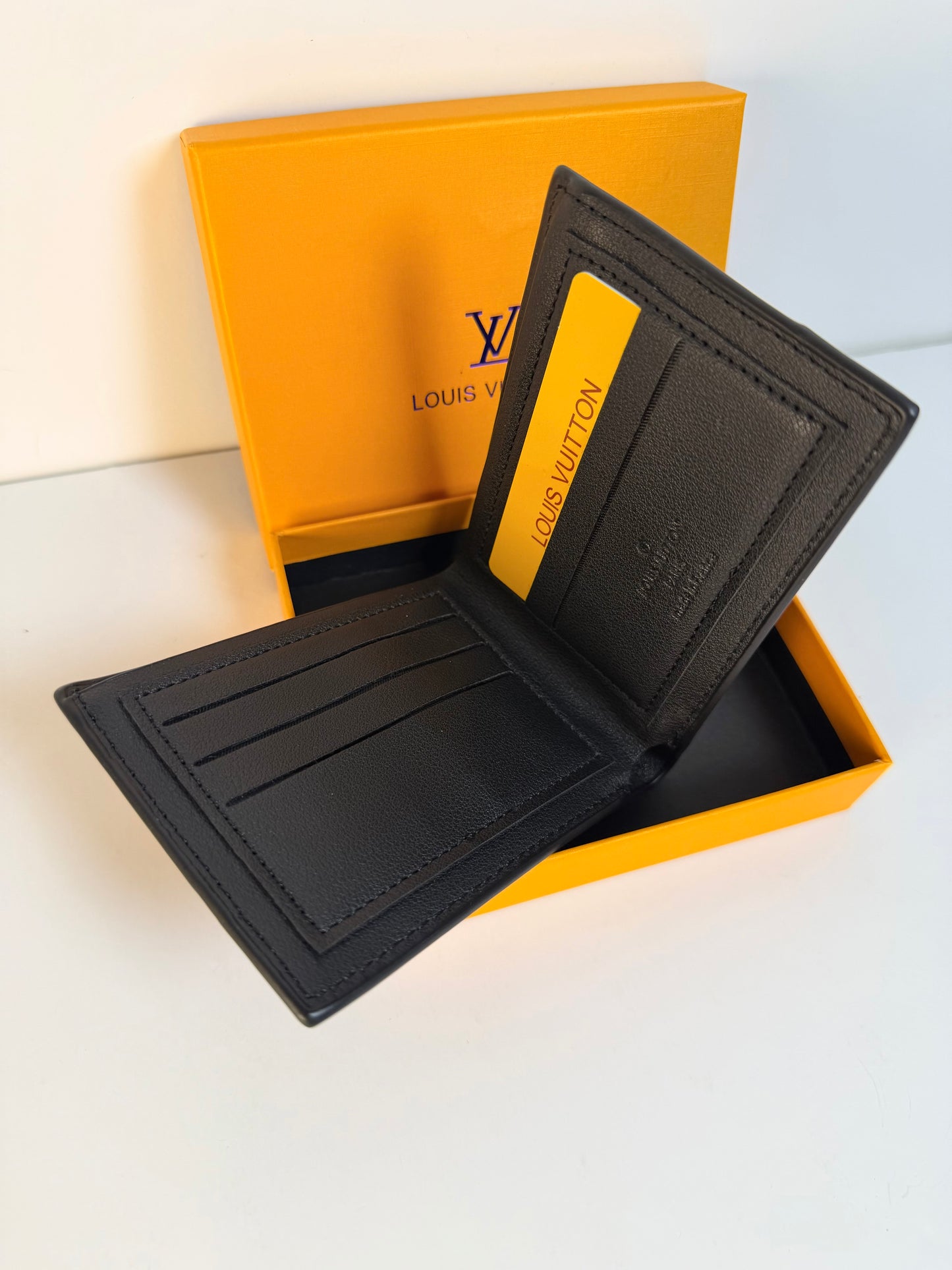 Louis Vuitton Engraved Monogram Men’s Wallet- Black