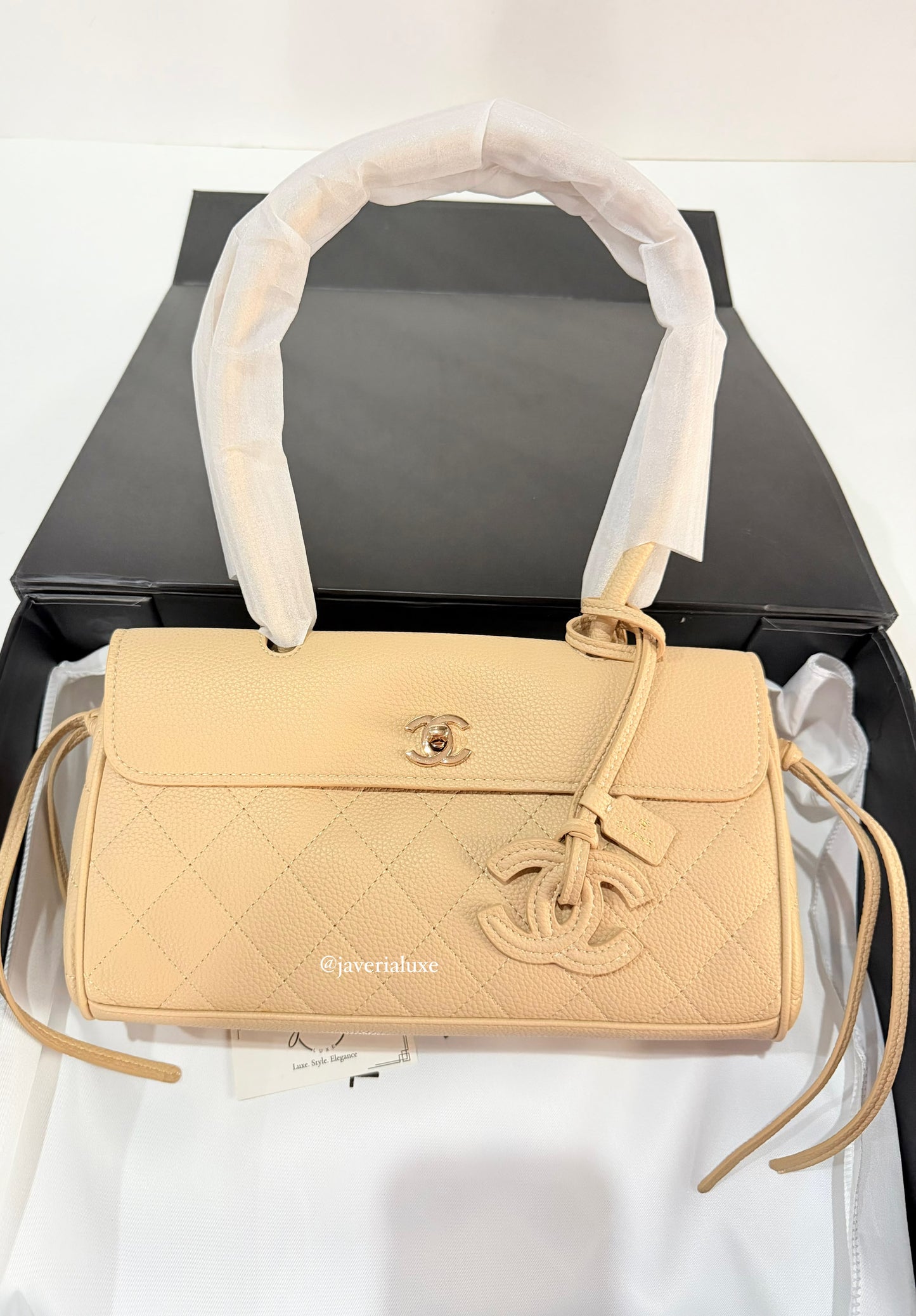 Chanel Vintage Cerf Small Tote 2026 Collection - Beige
