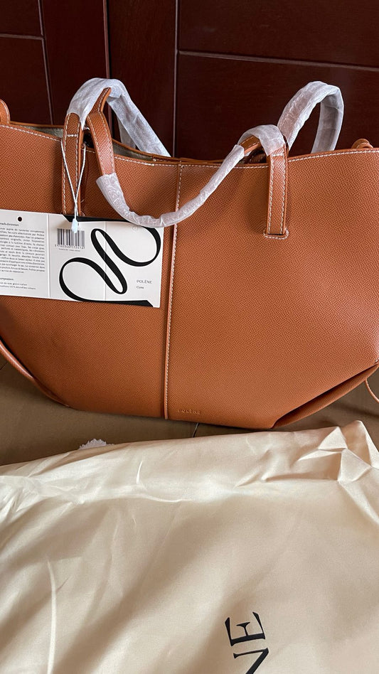 Cyme EDITION TEXTURED CAMEL TOTE BAG