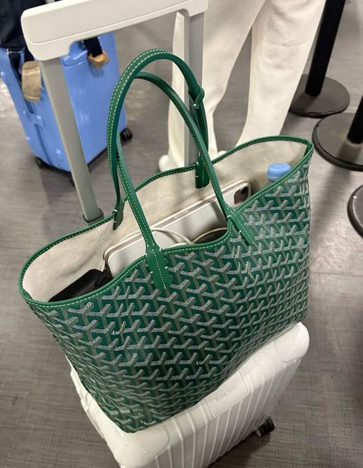Goyard Large Tote Bag - Green