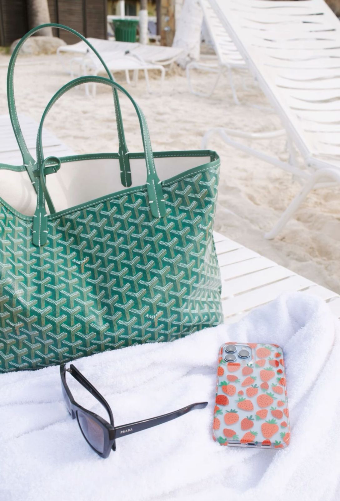 Goyard Large Tote Bag - Green