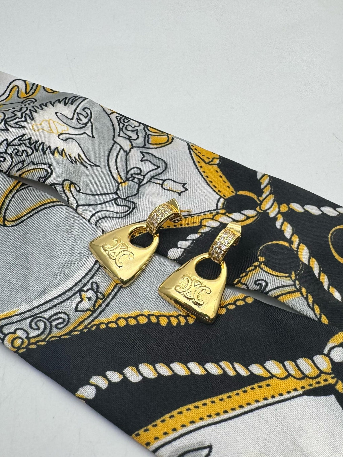 Celine Gold Plated Earrings