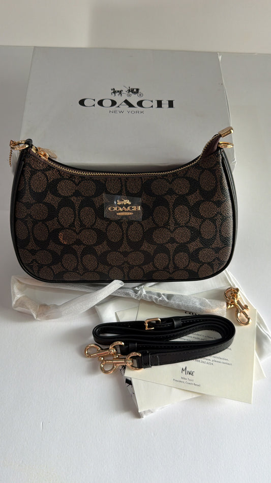 Coach Teri shoulder bag - Coffee Brown