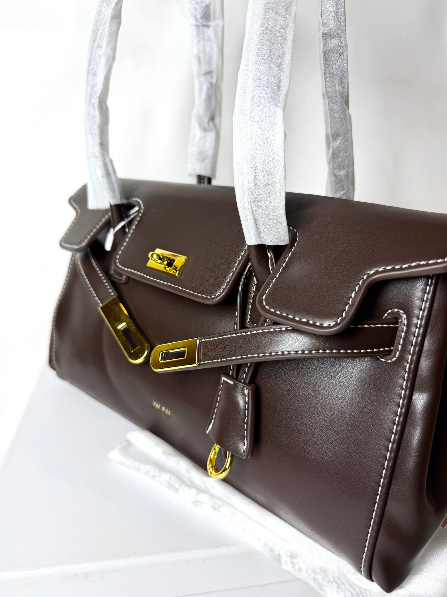 YARA SHOULDER BAG - DARK BROWN