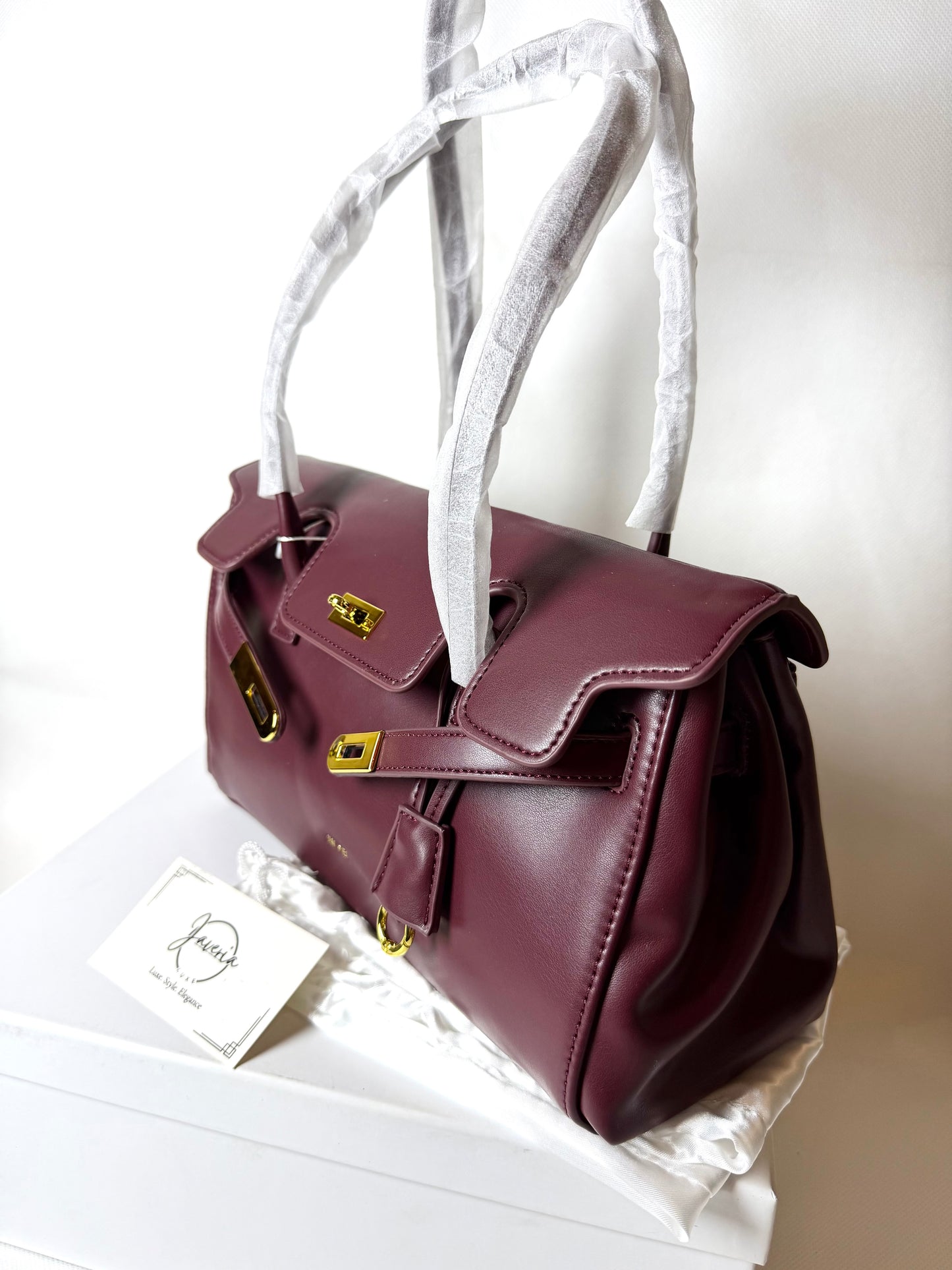 YARA SHOULDER BAG - BURGUNDY