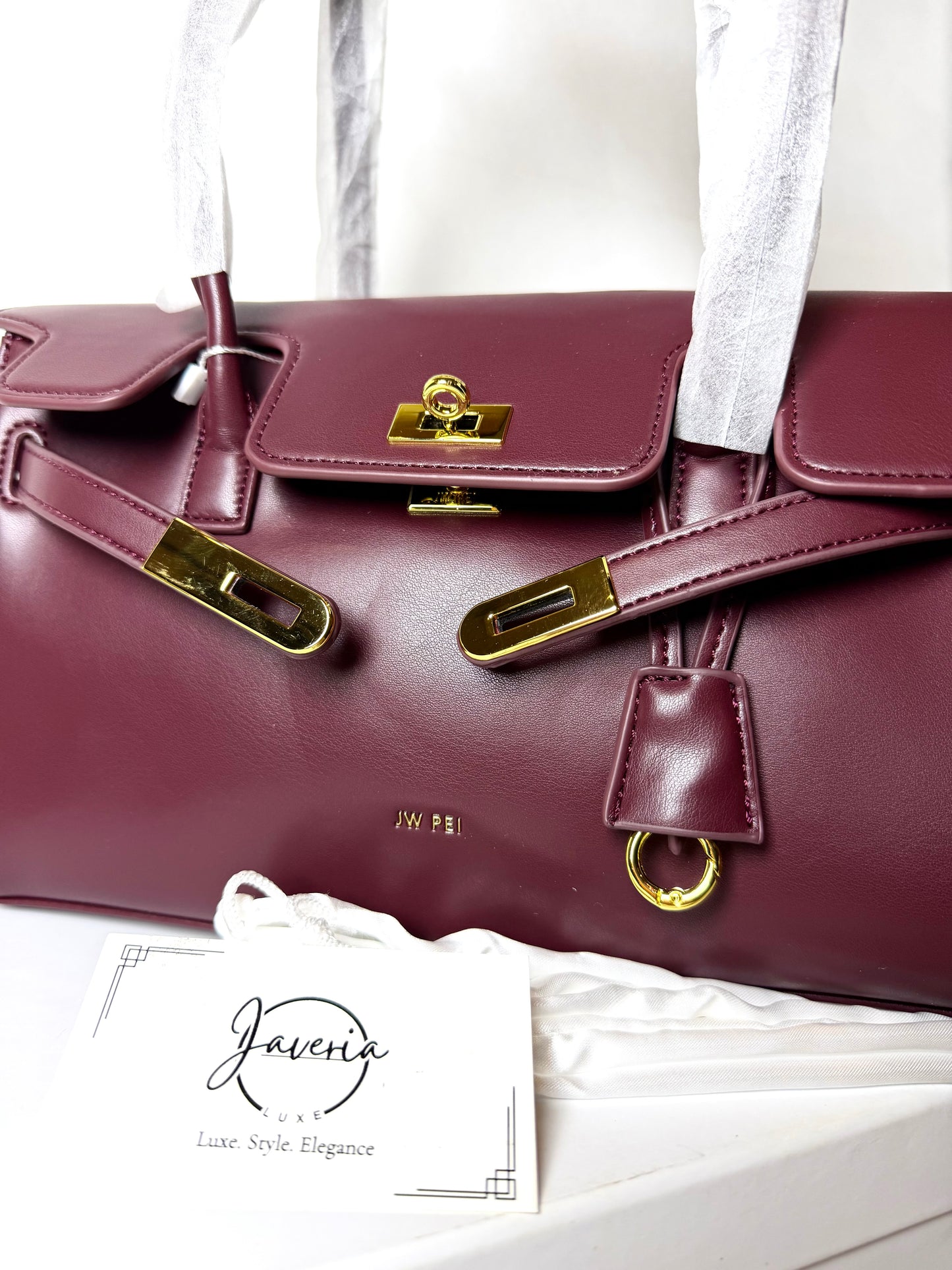 YARA SHOULDER BAG - BURGUNDY