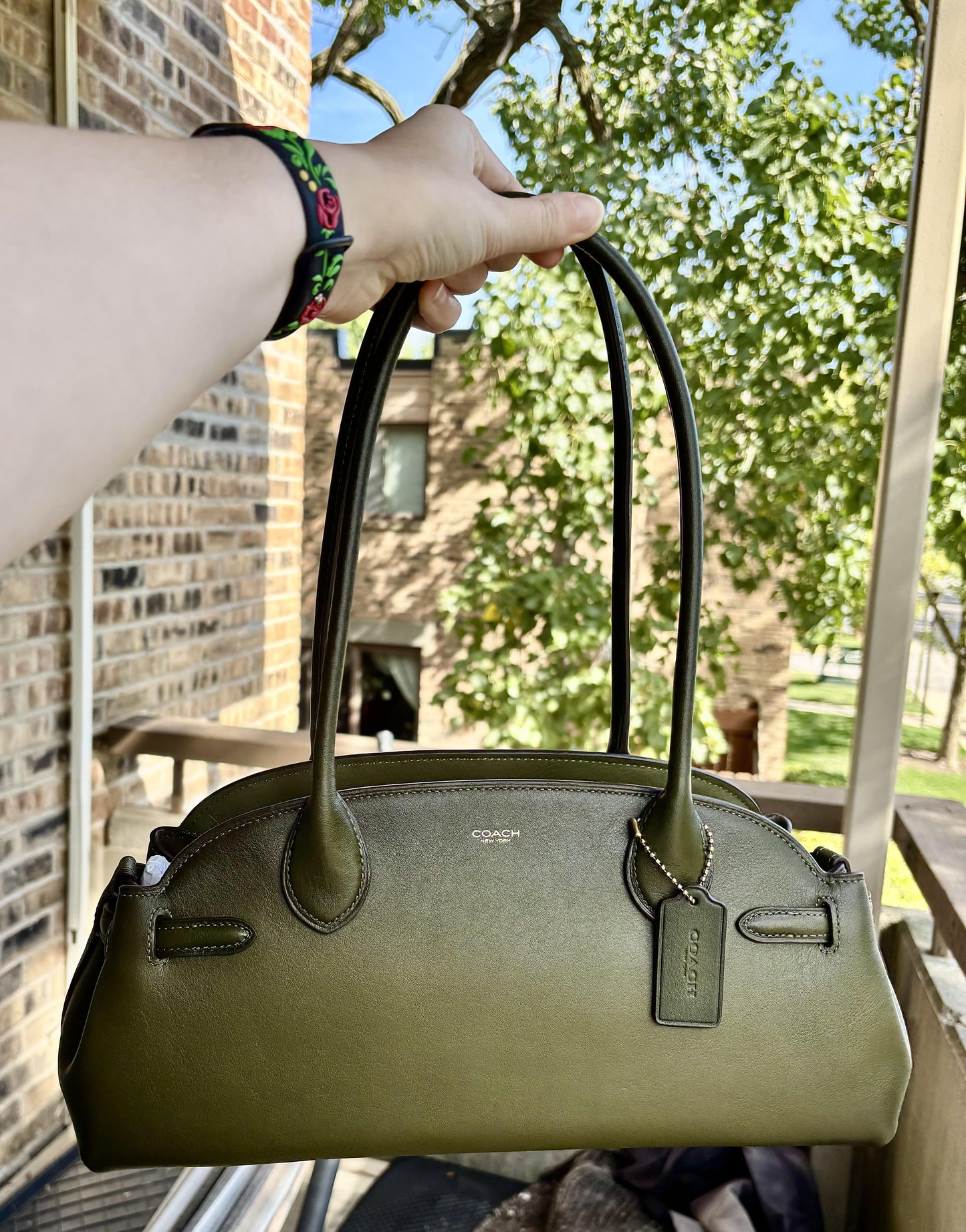 Coach Empire Carryall 34 - Olive green