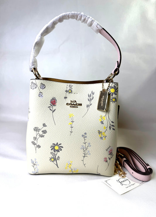 Coach Bucket Bag with Wildflower Print