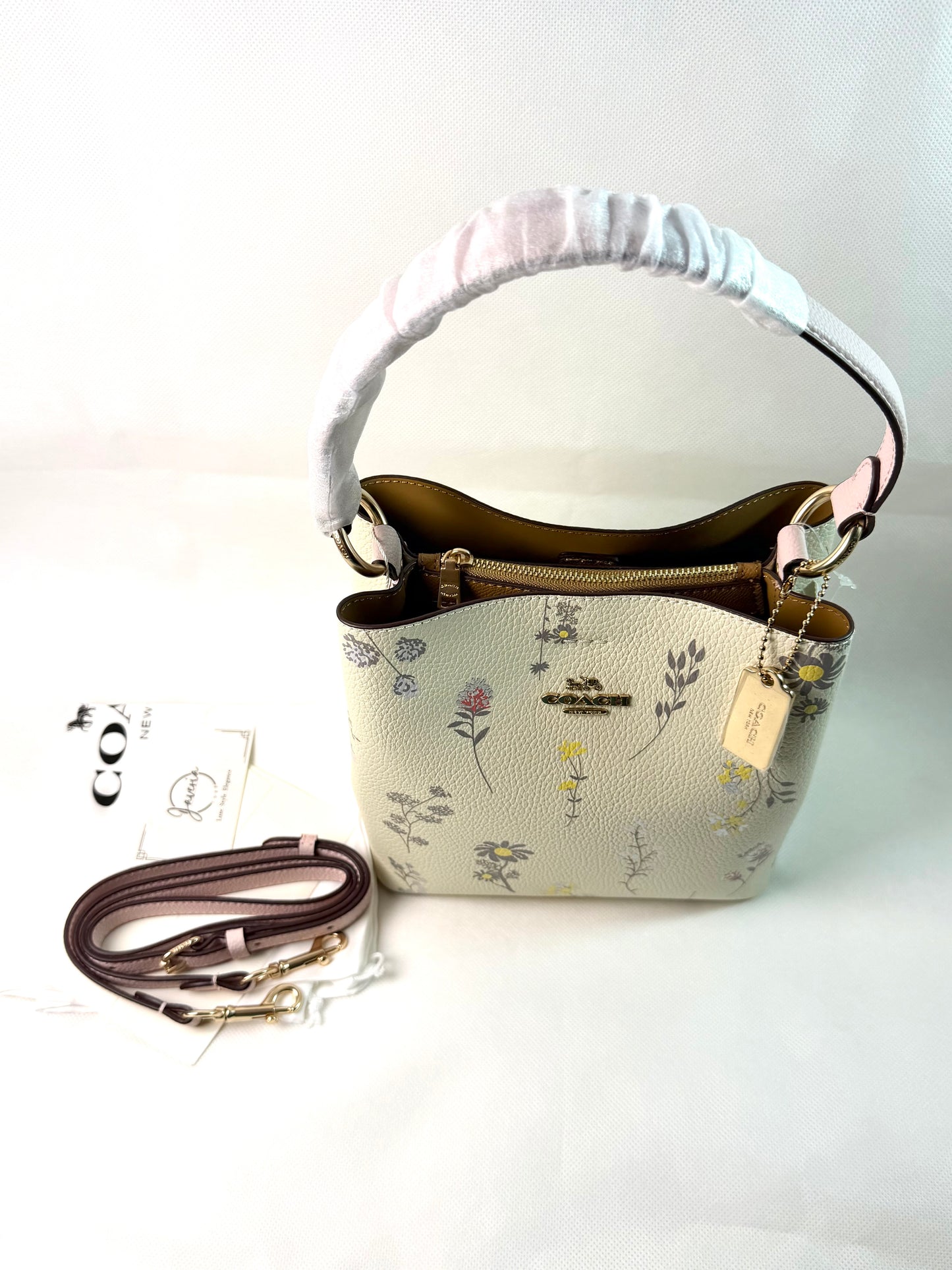 Coach Bucket Bag with Wildflower Print