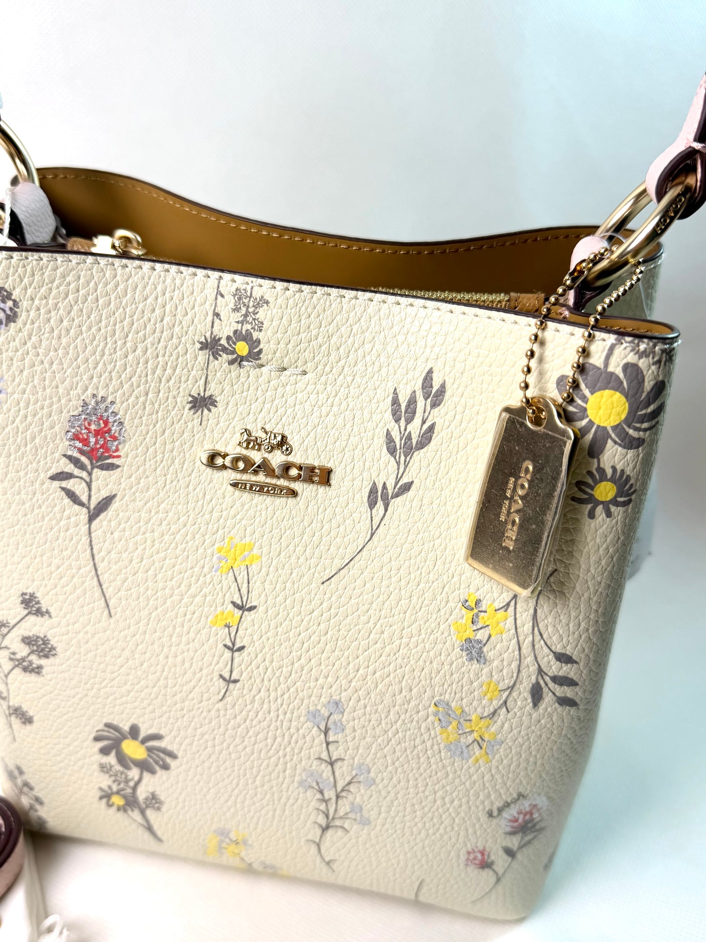 Coach Bucket Bag with Wildflower Print