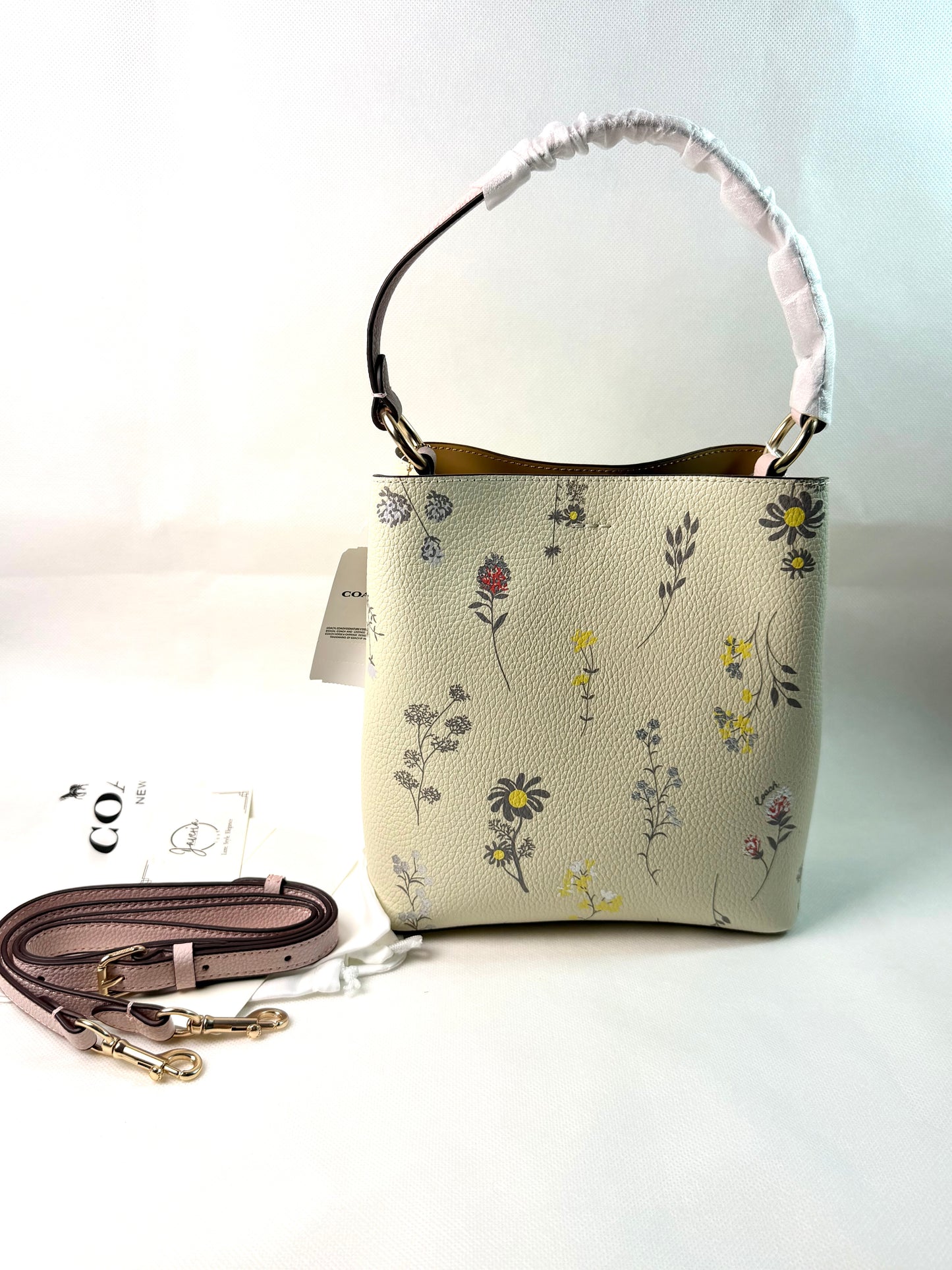 Coach Bucket Bag with Wildflower Print