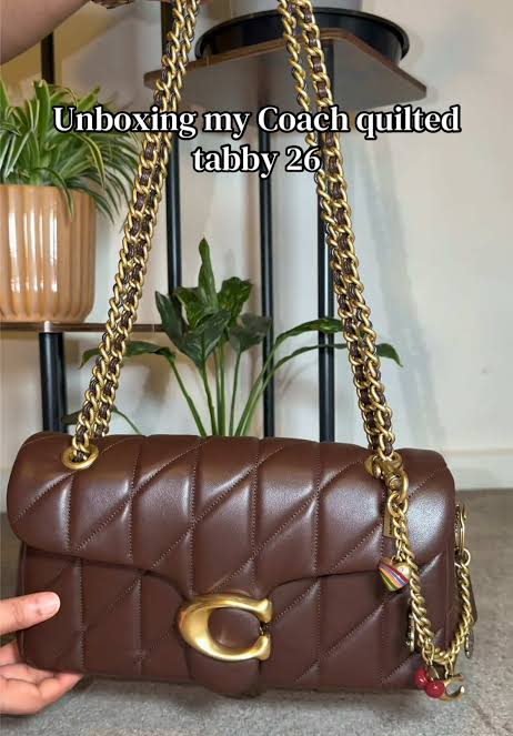 Coach Tabby 26 Shoulder Bag -MAPLE