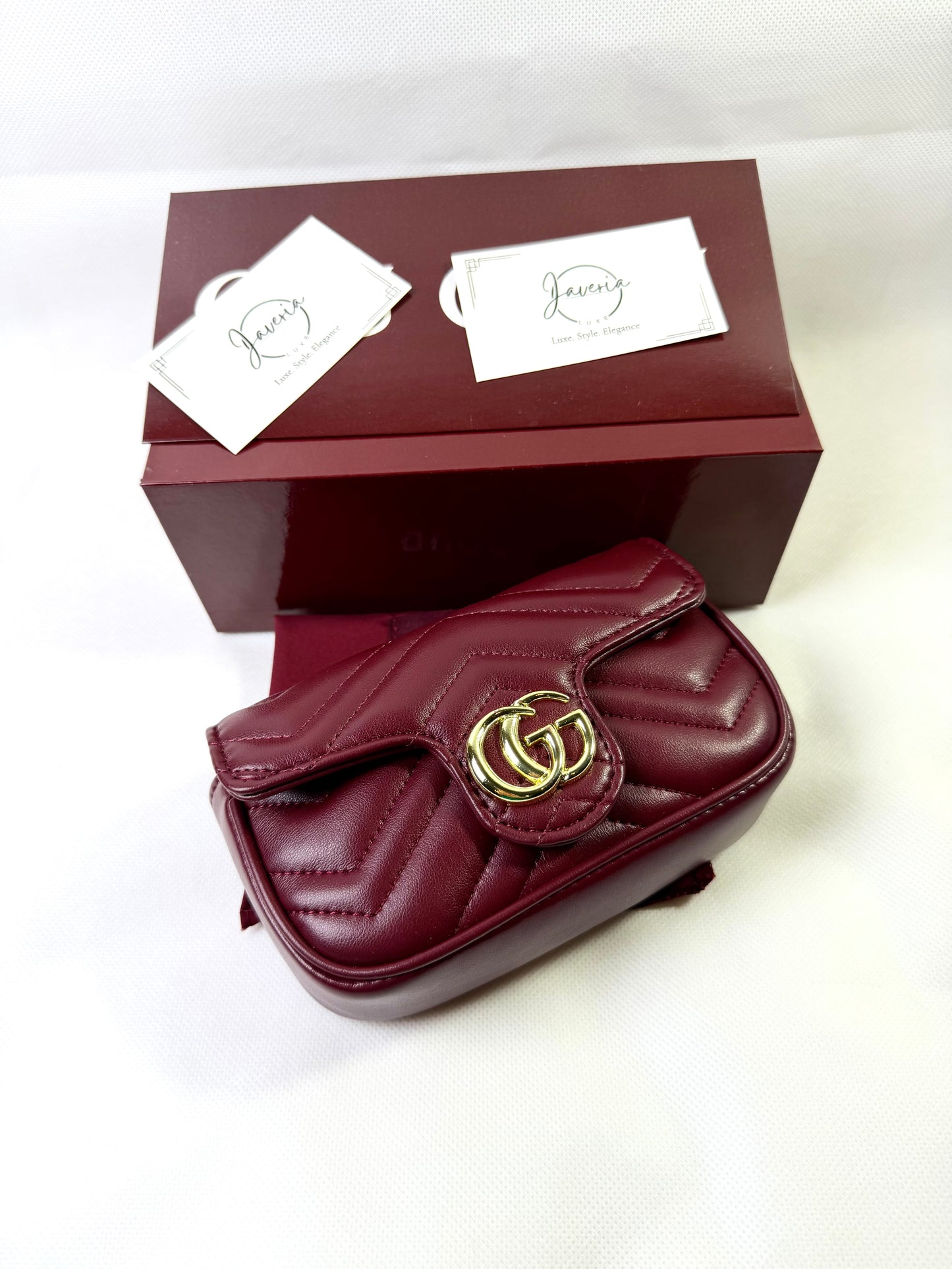 GG Marmont Mini Bag - Maroon