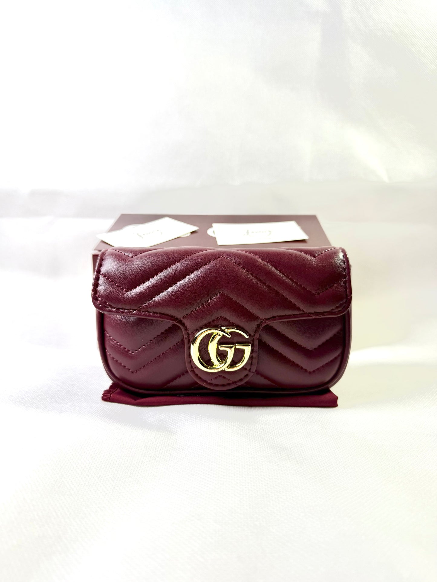 GG Marmont Mini Bag - Maroon