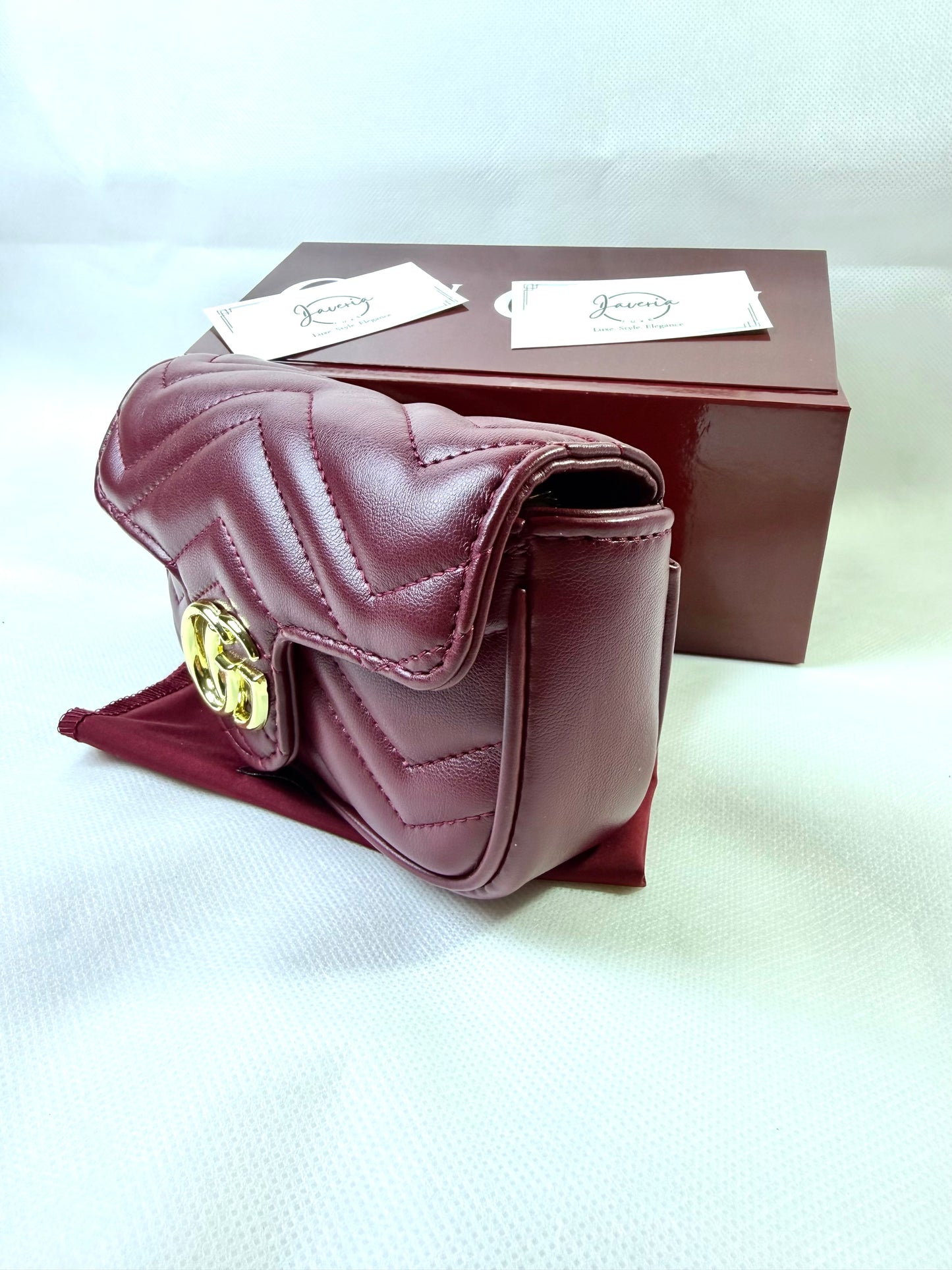 GG Marmont Mini Bag - Maroon