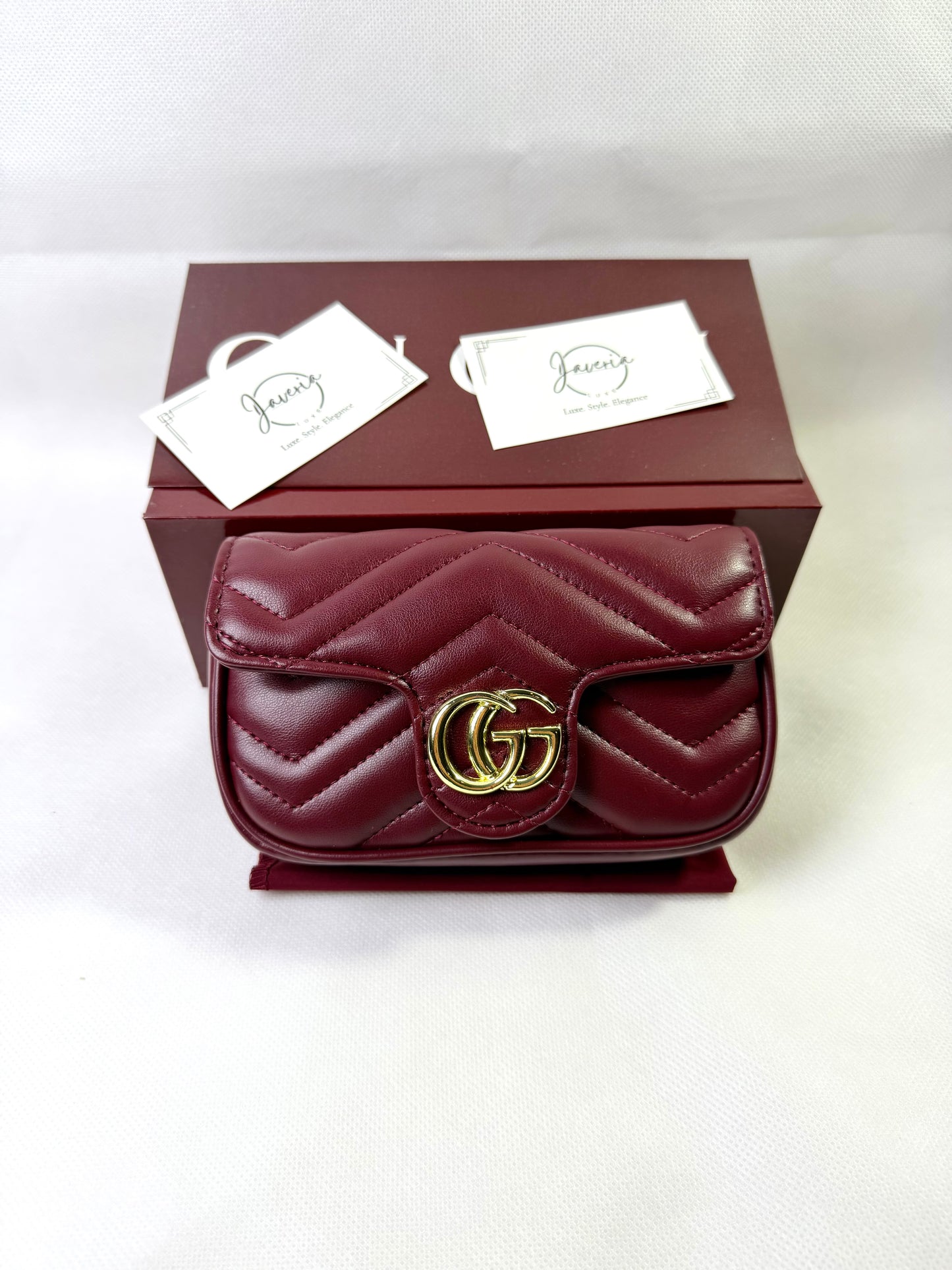 GG Marmont Mini Bag - Maroon