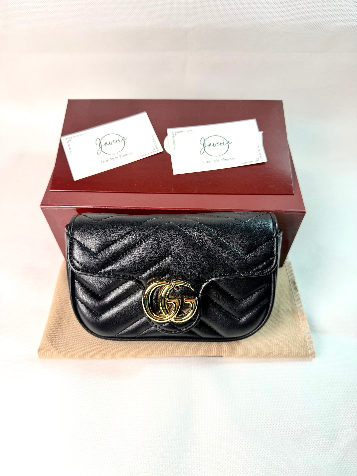 GG Marmont Mini Bag - Black