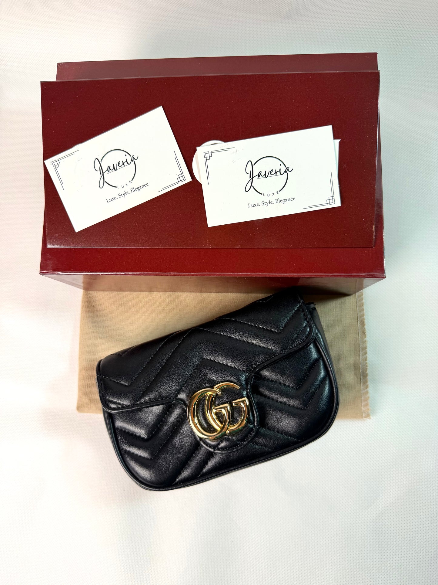 GG Marmont Mini Bag - Black