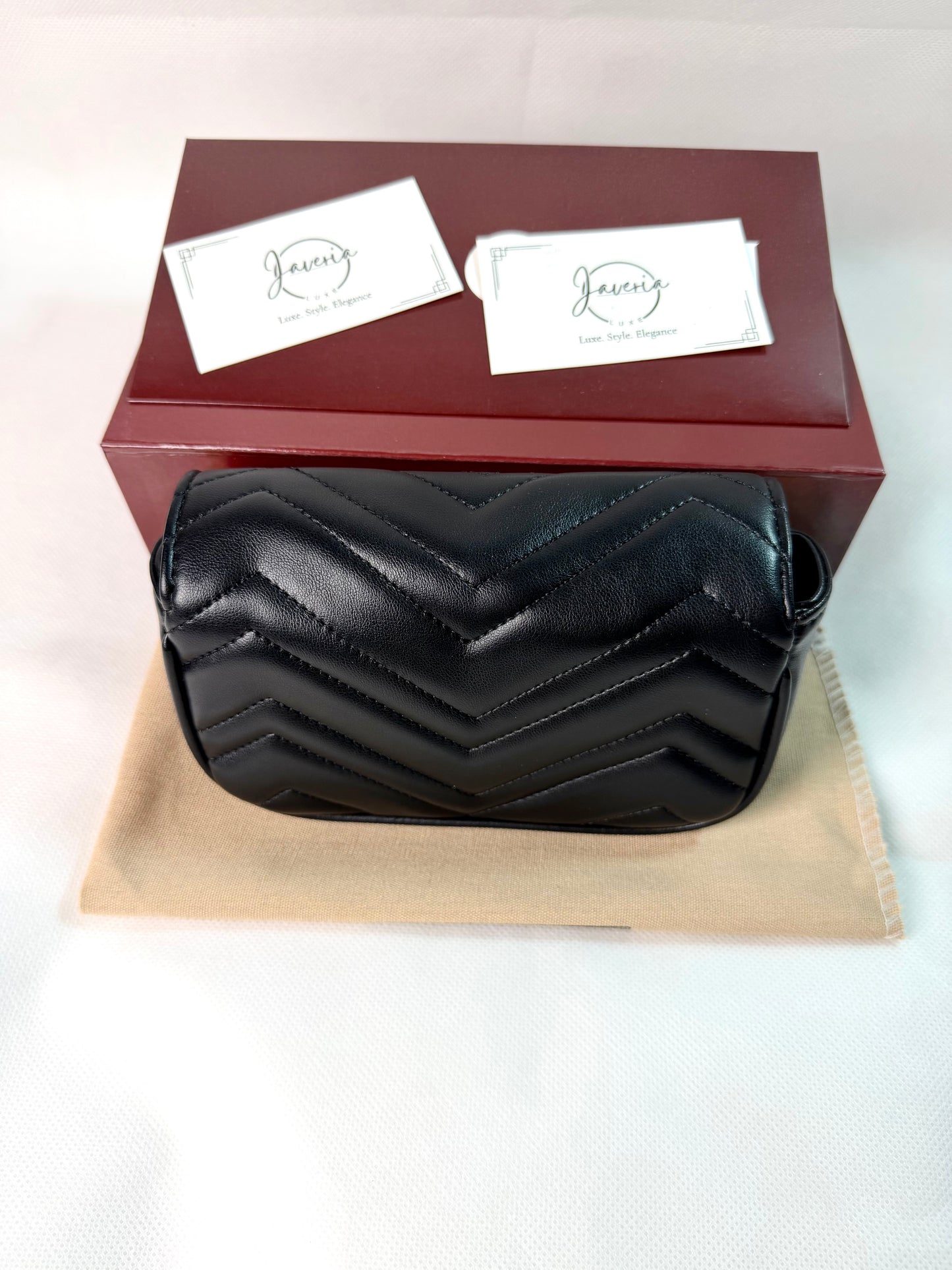 GG Marmont Mini Bag - Black