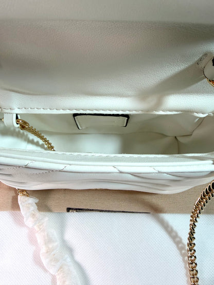 Guc*i GG Marmont mini shoulder bag- White