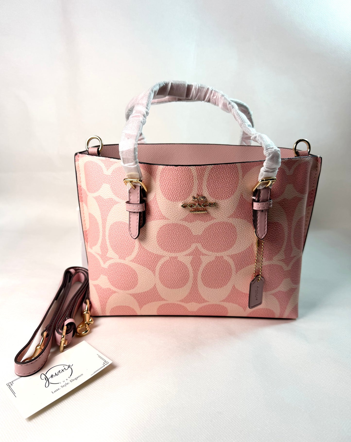 Coach Mollie tote 25 Bag (Pink)