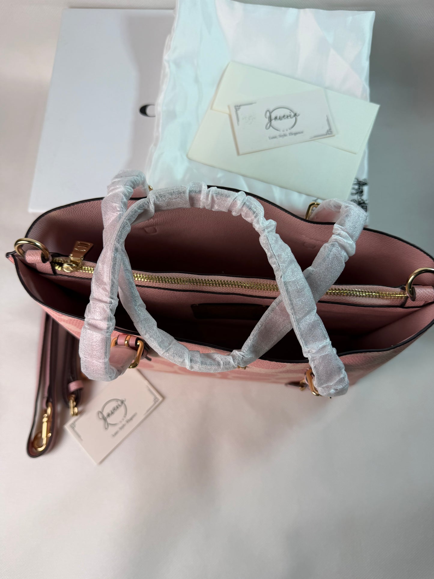 Coach Mollie tote 25 Bag (Pink)