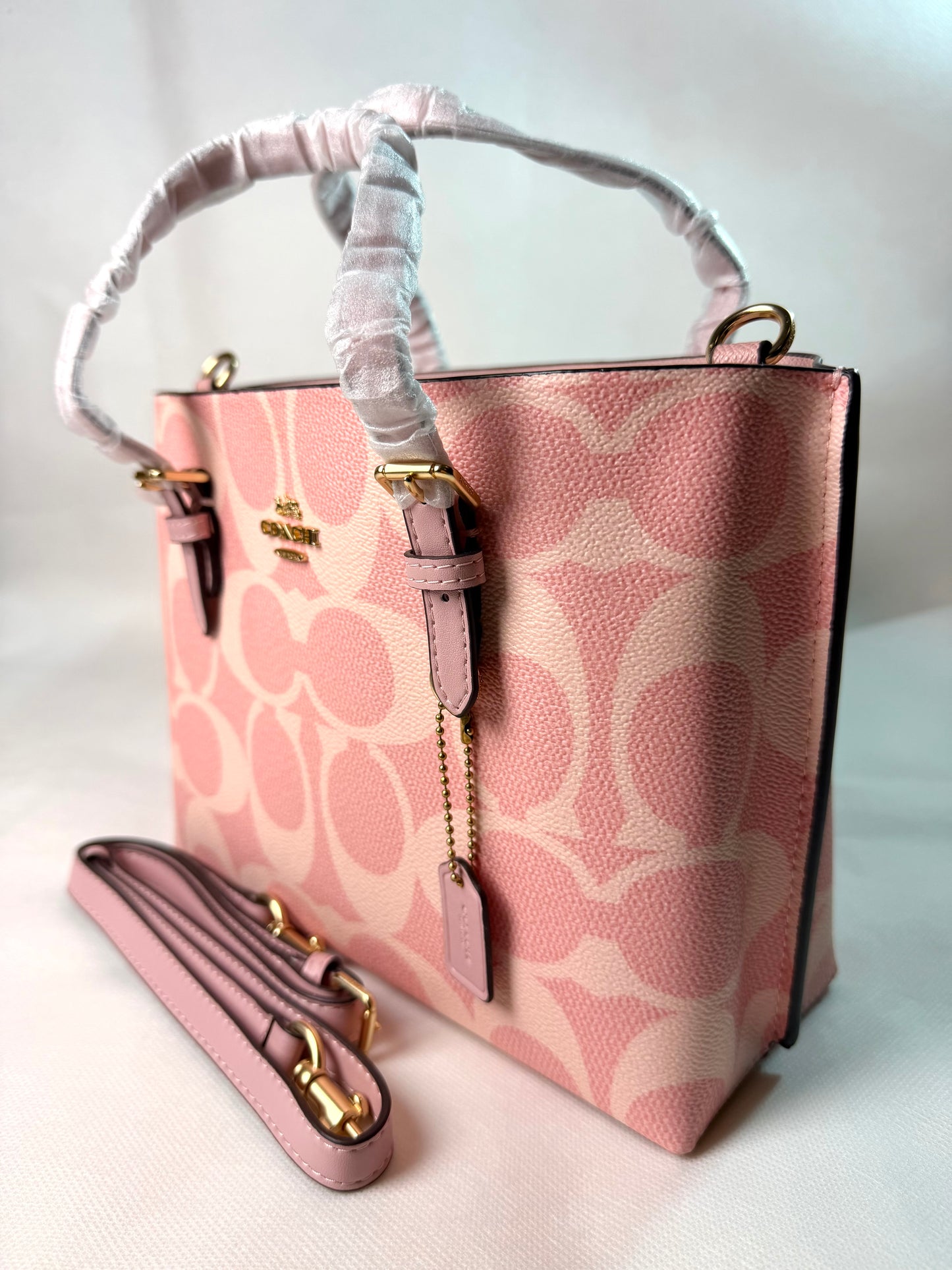 Coach Mollie tote 25 Bag (Pink)