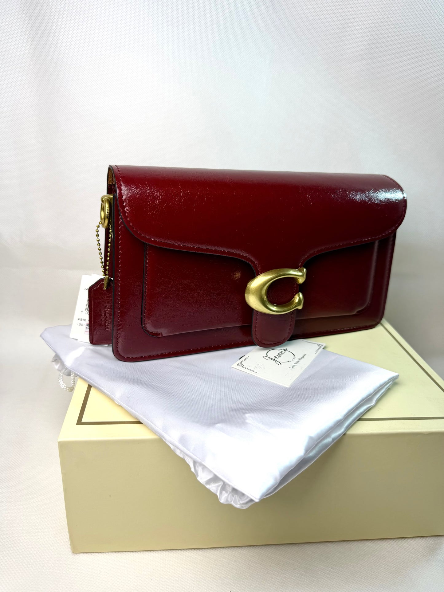 Tabby 26 Spazzolato leather Bag (Burgundy)