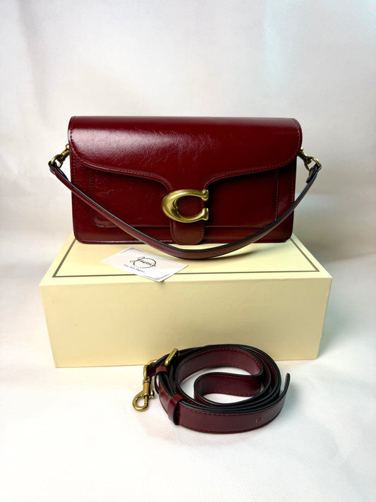 Tabby 26 Spazzolato leather Bag (Burgundy)