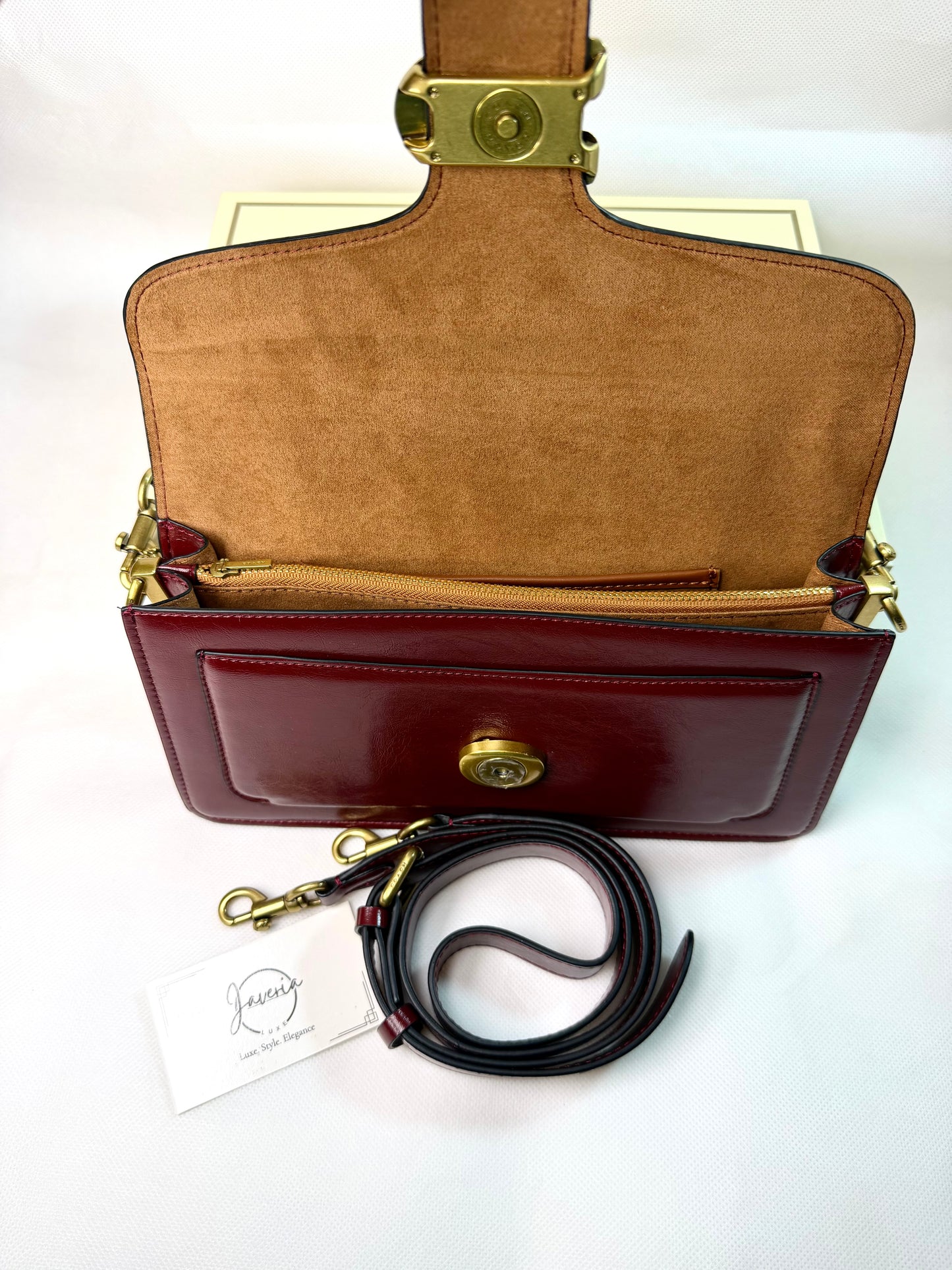 Tabby 26 Spazzolato leather Bag (Burgundy)