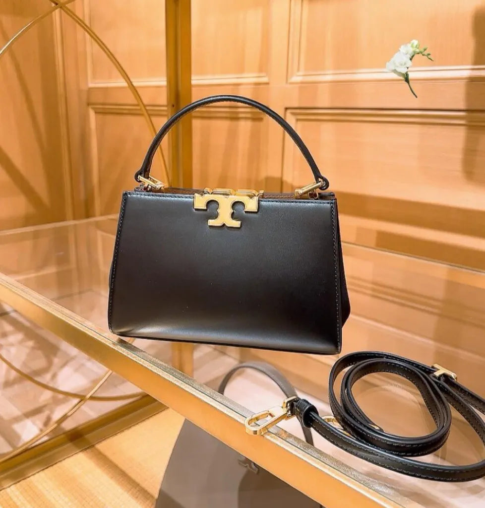Tory Burch Mini Eleanor Satchel Bag - Black