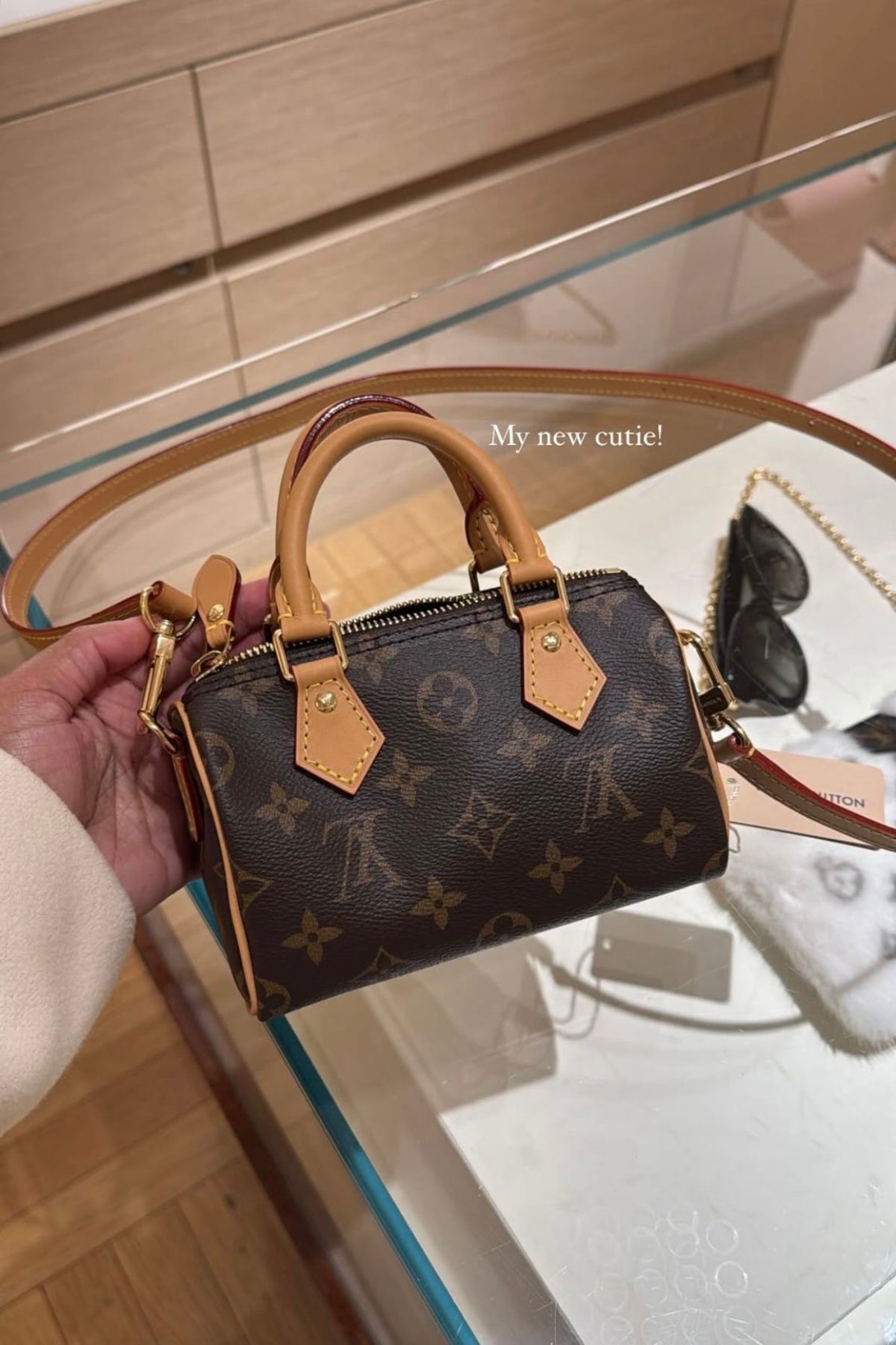 Louis Vuitton Nano Speedy Bag - Genuine leather 💯