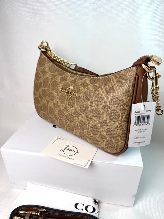 Coach Teri Shoulder bag (Signature Canvas)