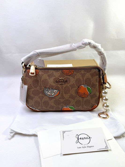 Coach Nolita 19 Bag - Orange print