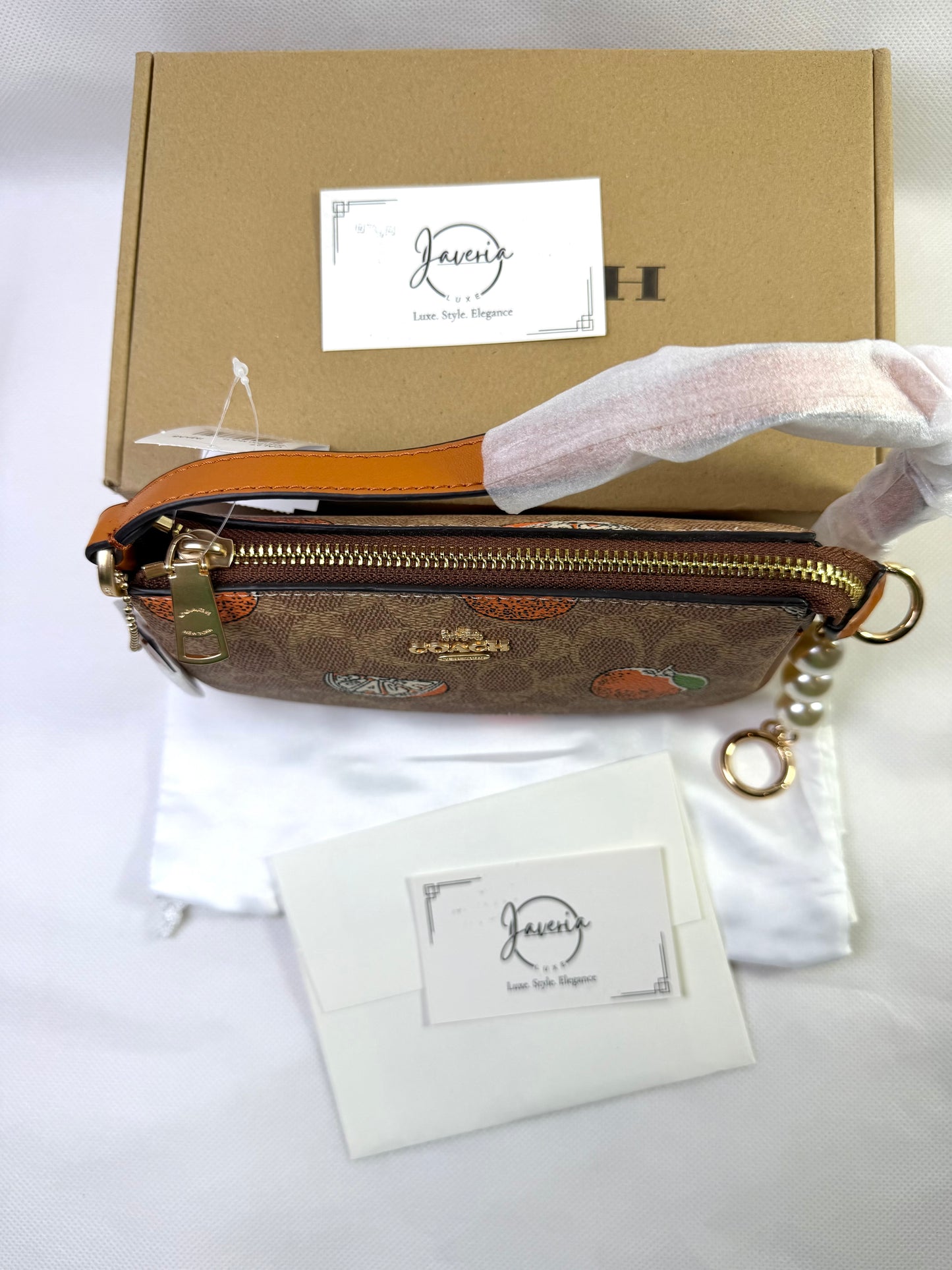 Coach Nolita 19 Bag - Orange print