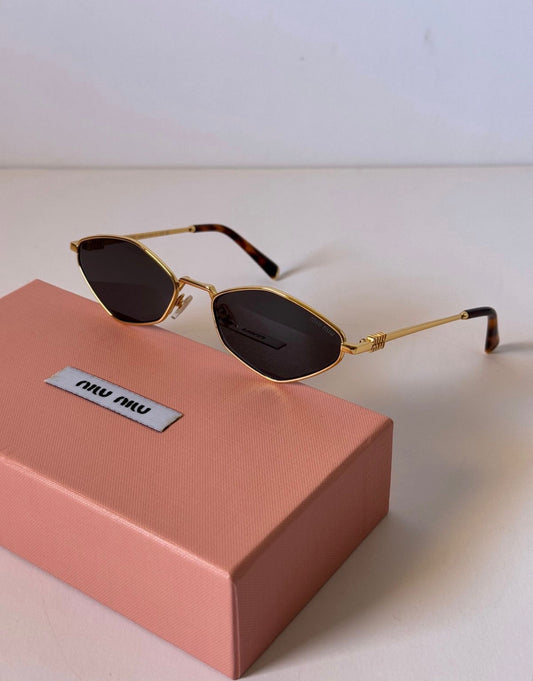 Miu Miu geometric sunglasses - Dark grey (without case)